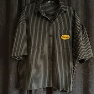 Dresses in LaLa oversized work shirt